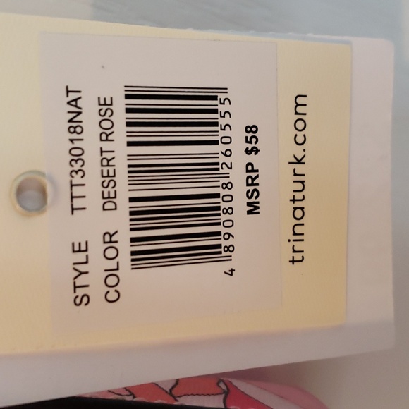 Trina Trina Turk Desert Rose Floral Crossbody Shoulder Bag Small Purse Womens - Picture 11 of 13